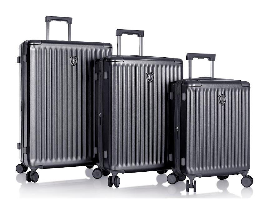 Sada cestovných kufrov Heys Luxe S,M,L Gunmetal Sada cestovných kufrov Heys Luxe S,M,L Gunmetal