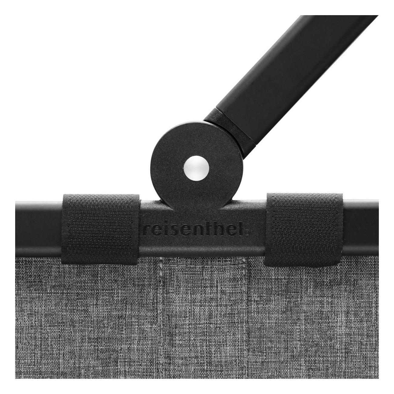 Skladací nákupný košík Reisenthel Carrybag Twist Silver – Obrázok 5