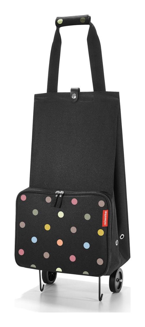 Skladacia nákupná taška na kolieskach Reisenthel Foldabletrolley Dots