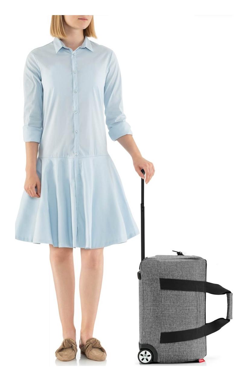 Cestovná taška na kolieskach Reisenthel Allrounder Trolley Twist Silver – Obrázok 5