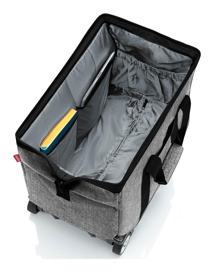 Cestovná taška na kolieskach Reisenthel Allrounder Trolley Twist Silver – Obrázok 4