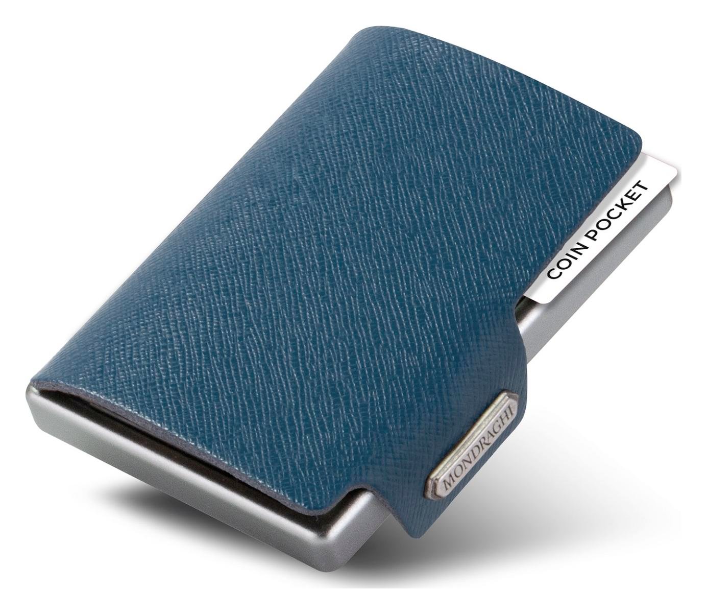 Mini peňaženka Mondraghi Saffiano Plus Blue