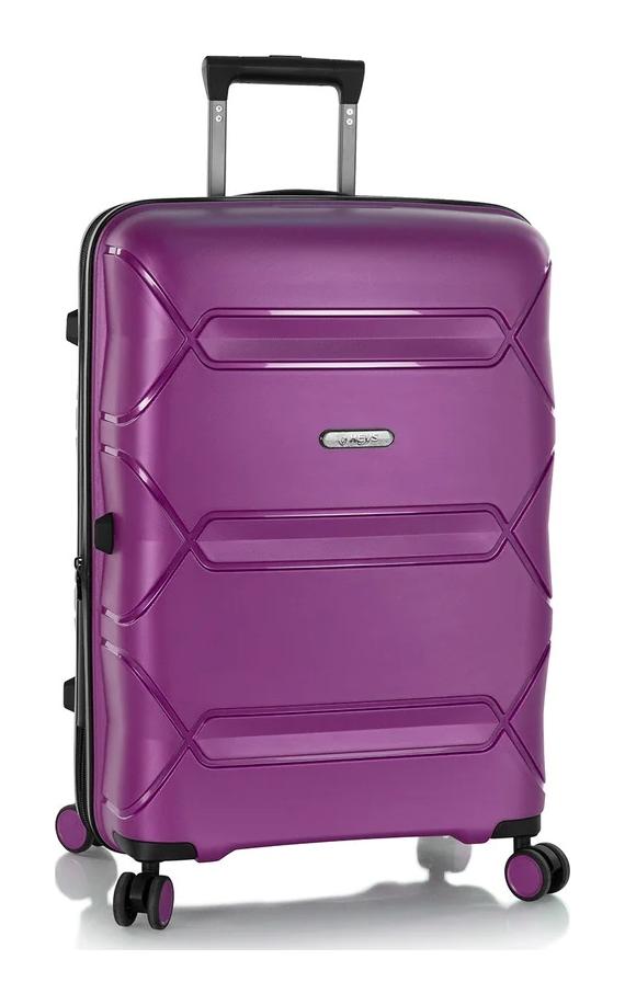 Stredný škrupinový kufor Heys Milos M Plum