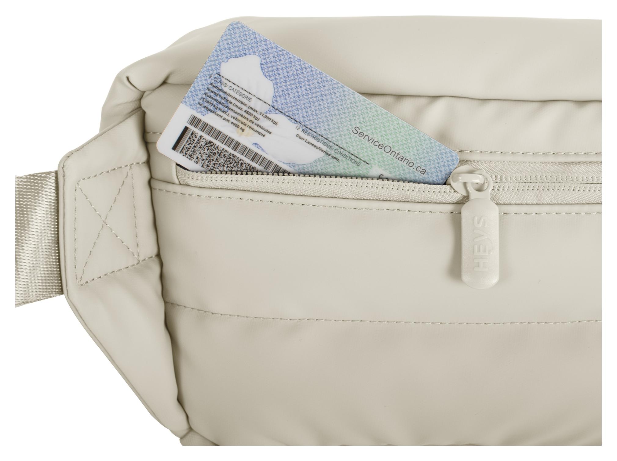 Dámska ľadvinka Heys Puffer Mini Waist Bag Off White – Obrázok 6