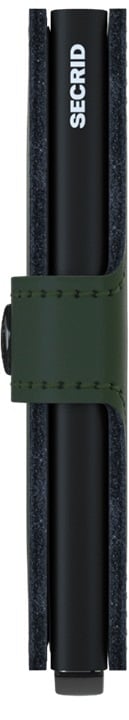Kožená mini peňaženka Secrid Miniwallet Matte Green-Black