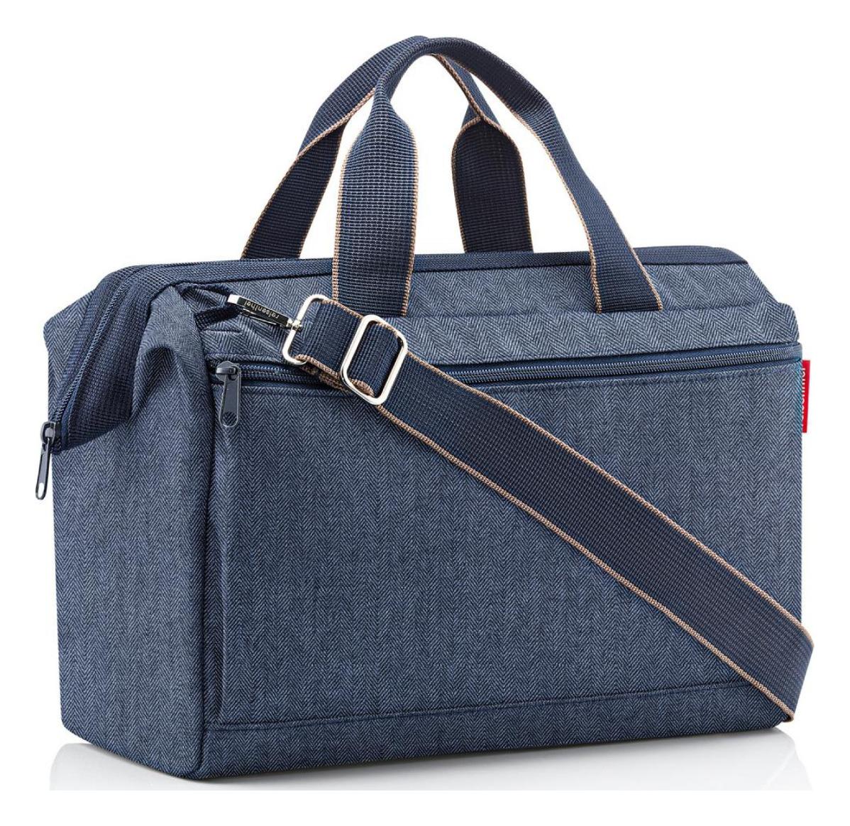 Dámska cestovná taška Reisenthel Allrounder S Pocket Herringbone Dark Blue