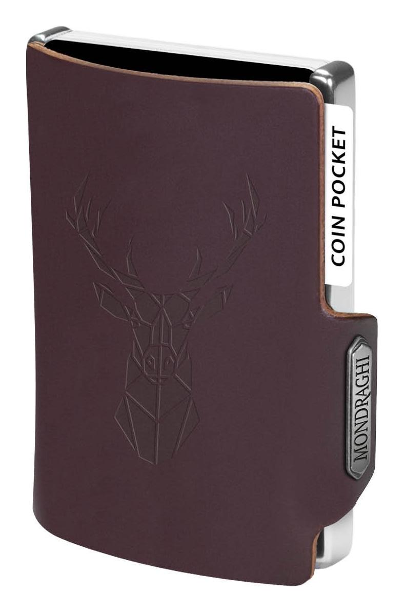 Kožená mini peňaženka Mondraghi Silhouette Modern Deer Brown