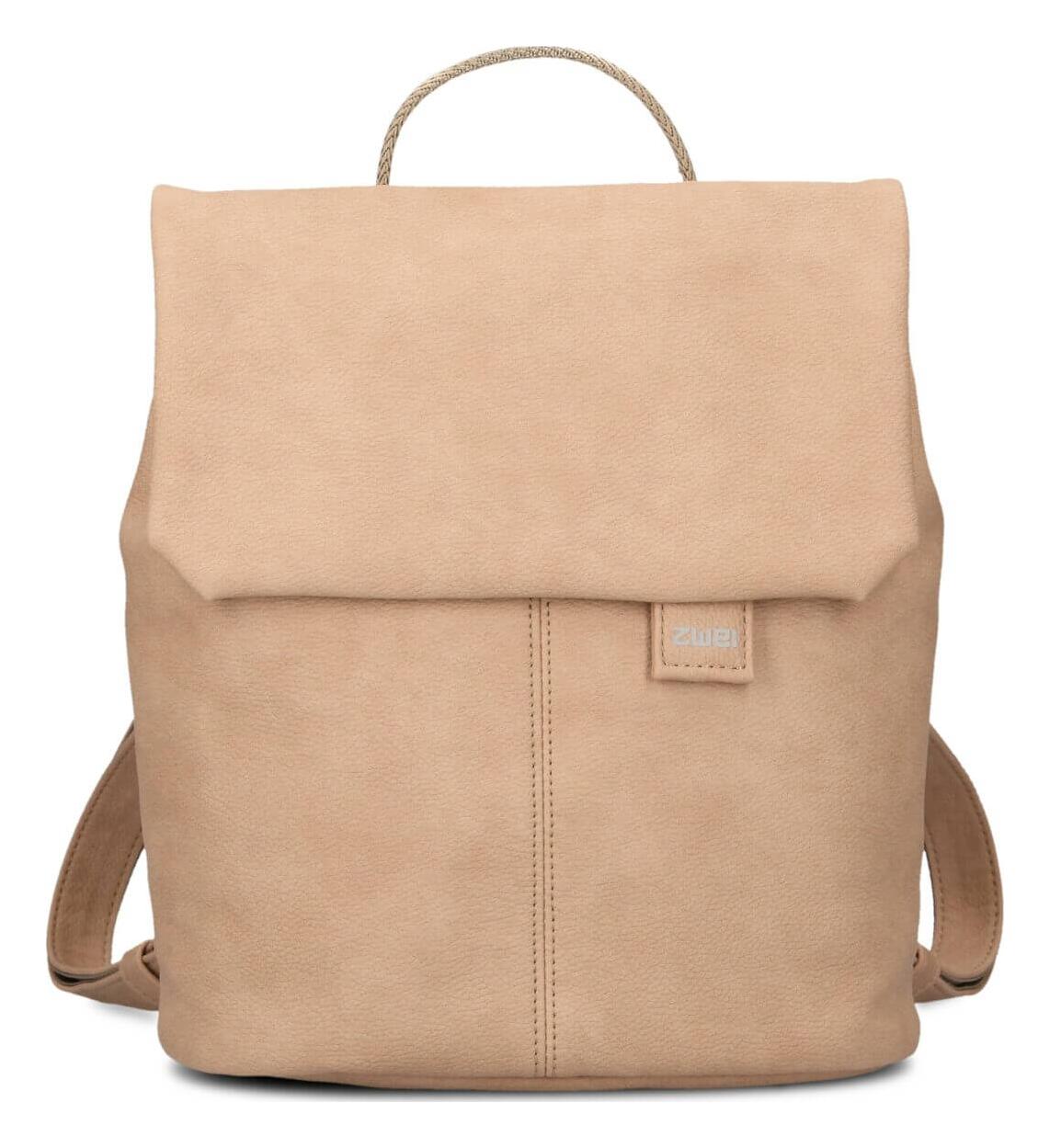 Elegantný dámsky batoh do mesta Zwei Mademoiselle MR8 Nubuk-Sand