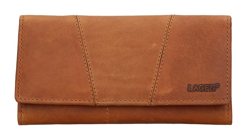 Dámska kožená peňaženka Lagen PWL-388/V Brown Dámska kožená peňaženka Lagen PWL-388/V Brown