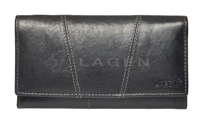 Dámska kožená peňaženka Lagen PWL-388/T Black