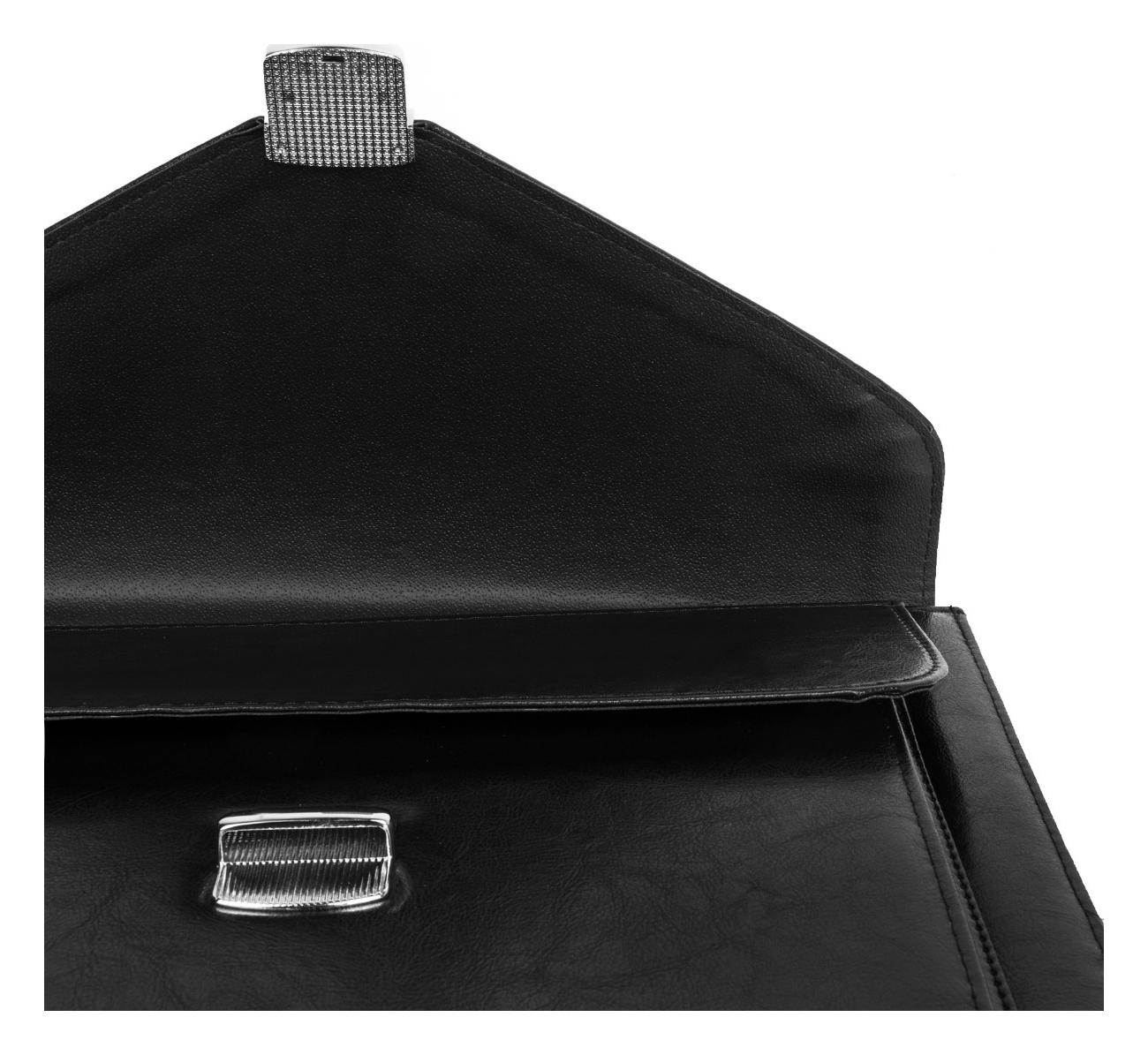 Pánska aktovka REAbags 7173B - čierna/nikel – Obrázok 5