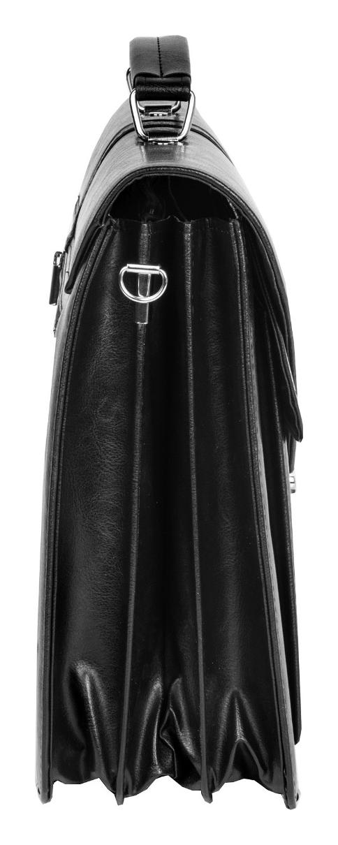 Pánska aktovka REAbags 7173B - čierna/nikel – Obrázok 3