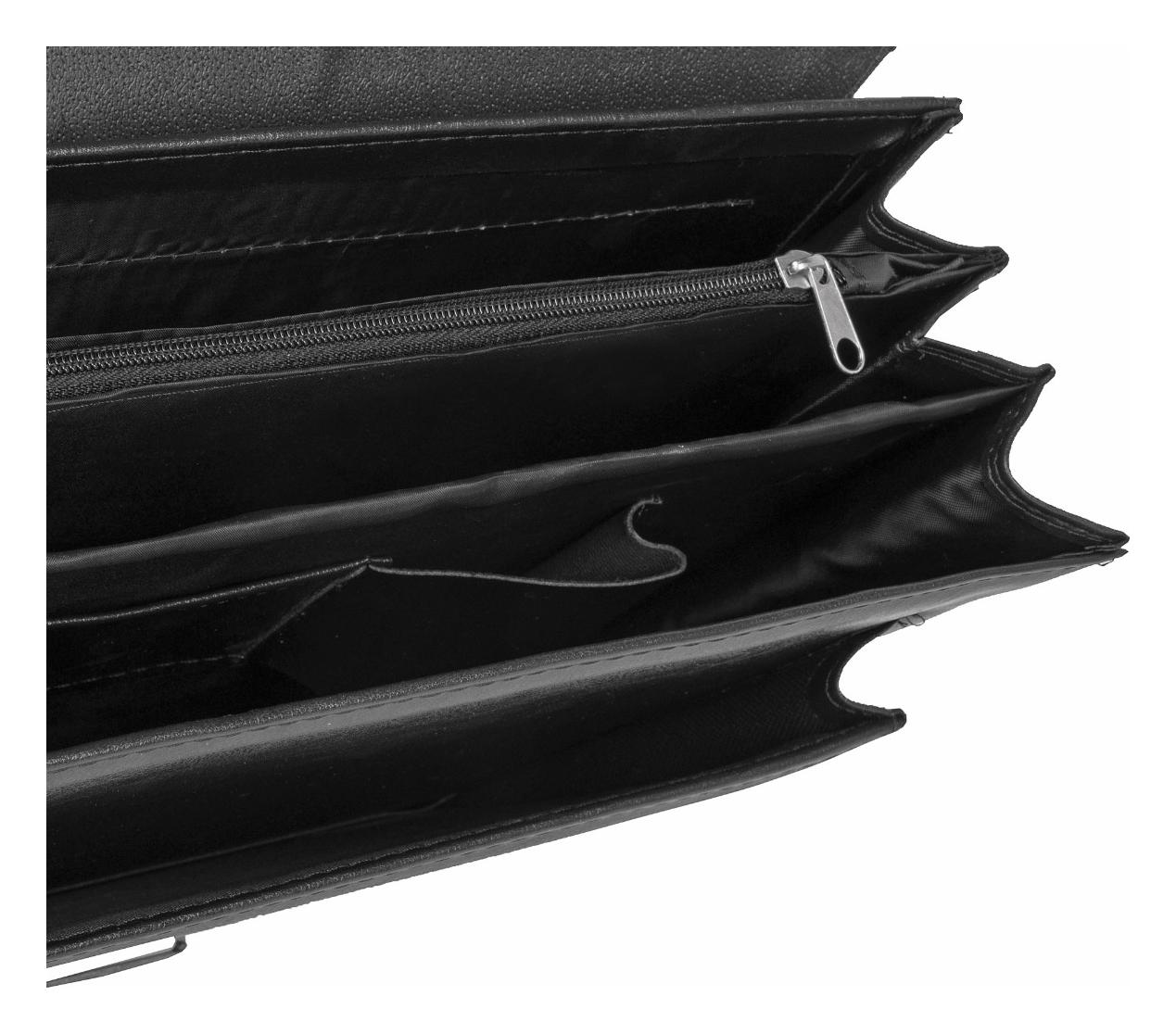 Pánska aktovka REAbags 7253TR - čierna/nikel – Obrázok 6