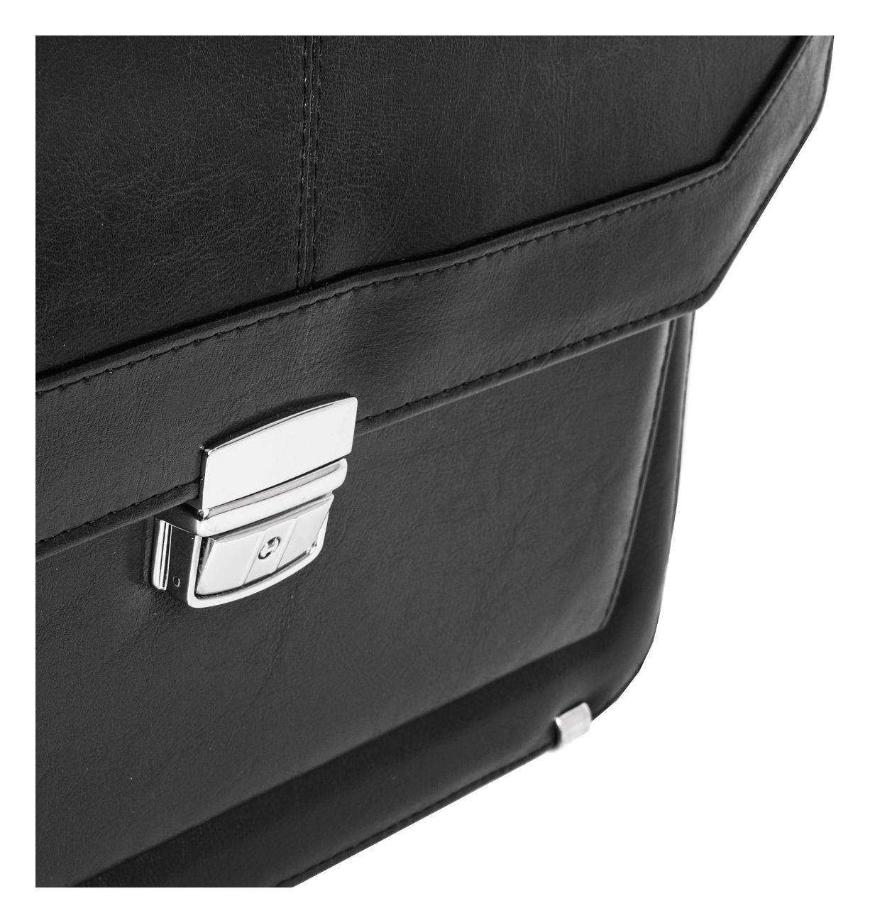 Pánska aktovka REAbags 7253TR - čierna/nikel – Obrázok 5