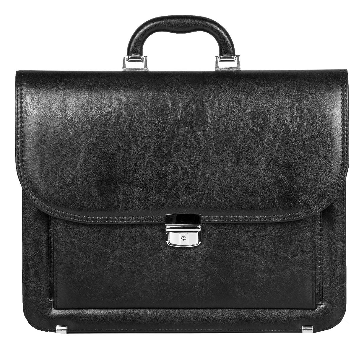 Pánska aktovka REAbags 7416TR - čierna/nikel