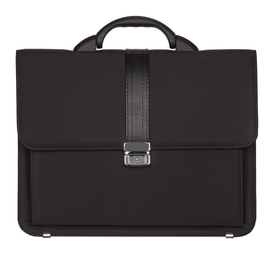 Pánska aktovka REAbags 8003B-T Čierna/nikel