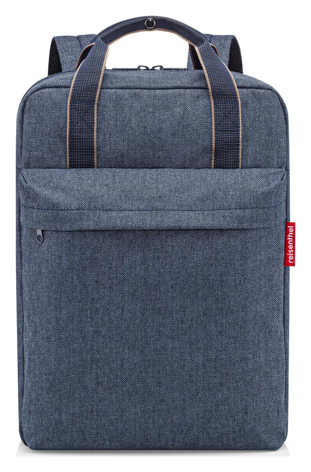 Batoh na notebook Reisenthel Allday Backpack M Herringbone Dark Blue