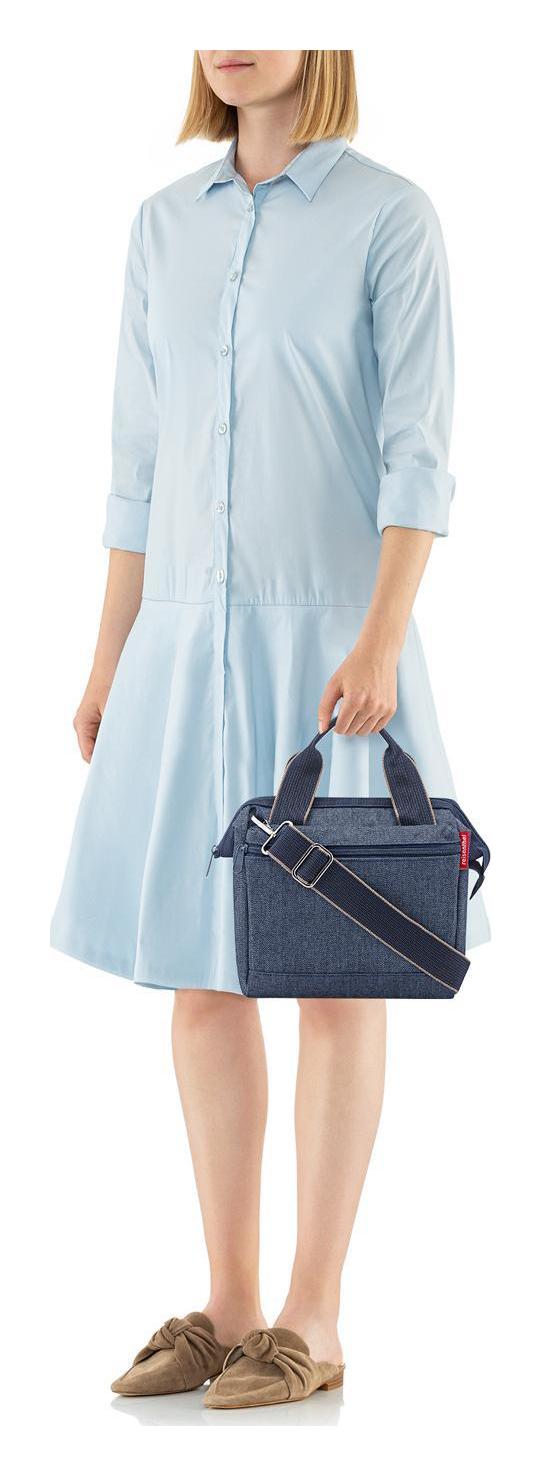 Dámska taška Reisenthel Allrounder Cross Herringbone Dark Blue – Obrázok 4