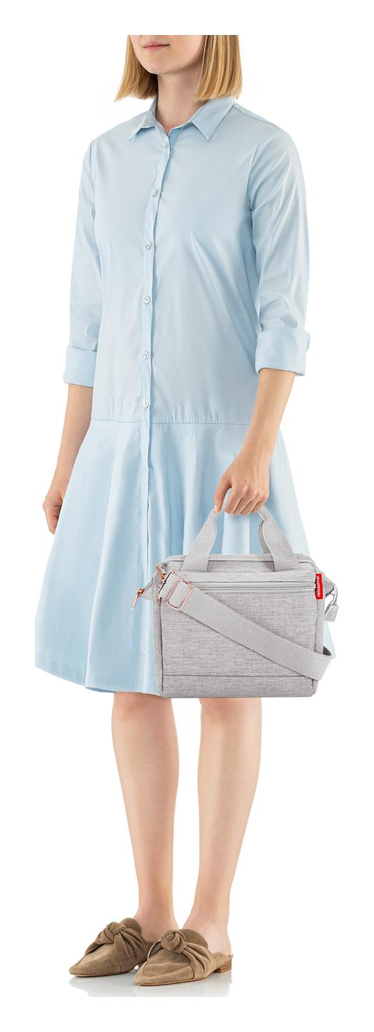 Dámska taška Reisenthel Allrounder Cross Twist Sky Rose – Obrázok 3