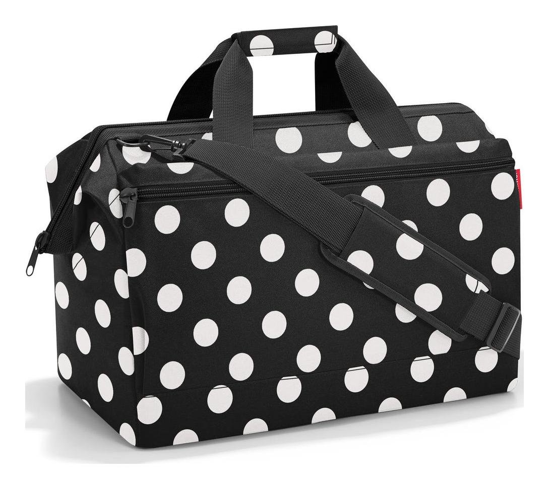 Dámska cestovná taška Reisenthel Allrounder L Pocket Dots White Dámska cestovná taška Reisenthel Allrounder L Pocket Dots White