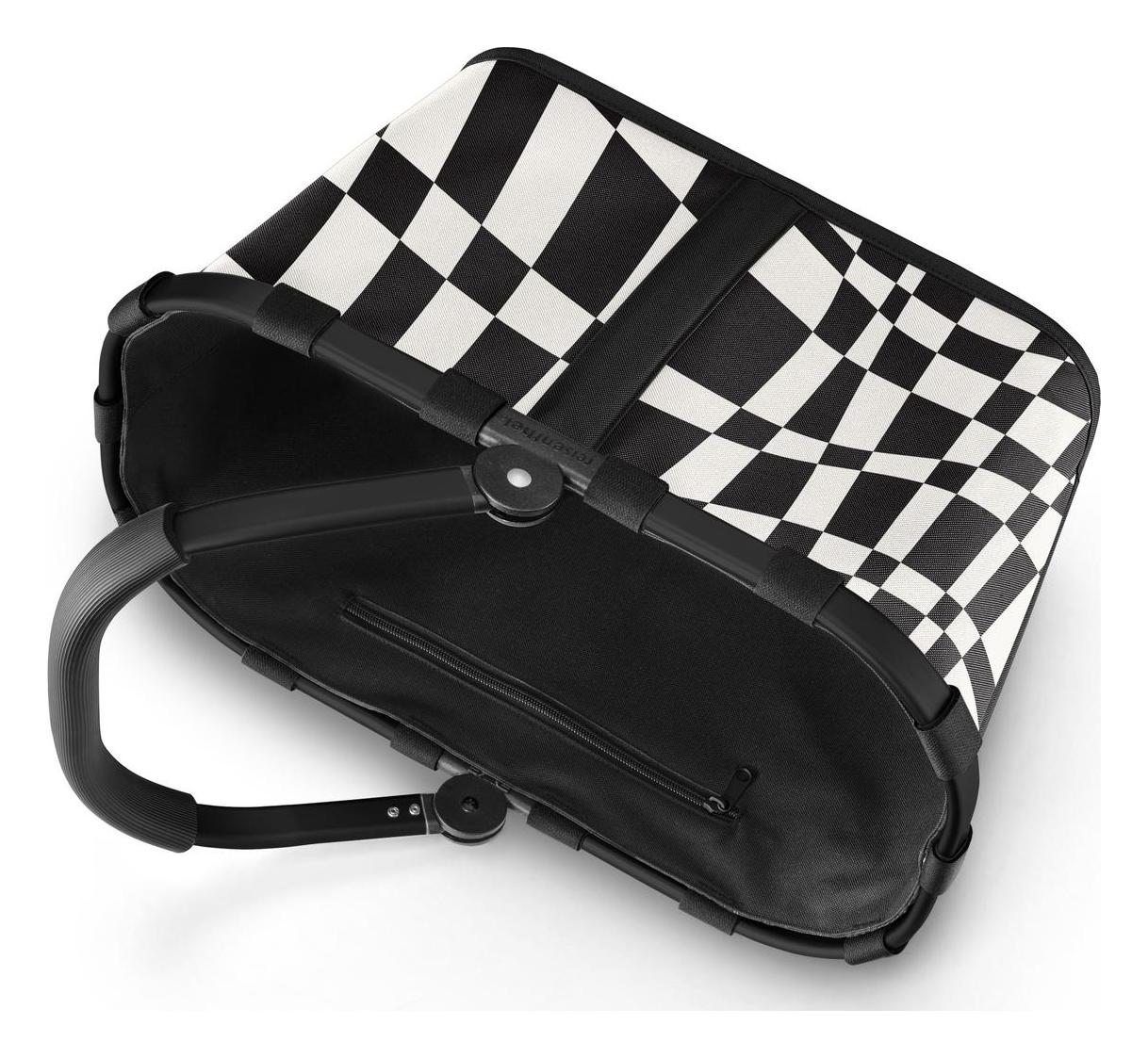 Skladací nákupný košík Reisenthel Carrybag Frame Op-Art – Obrázok 4