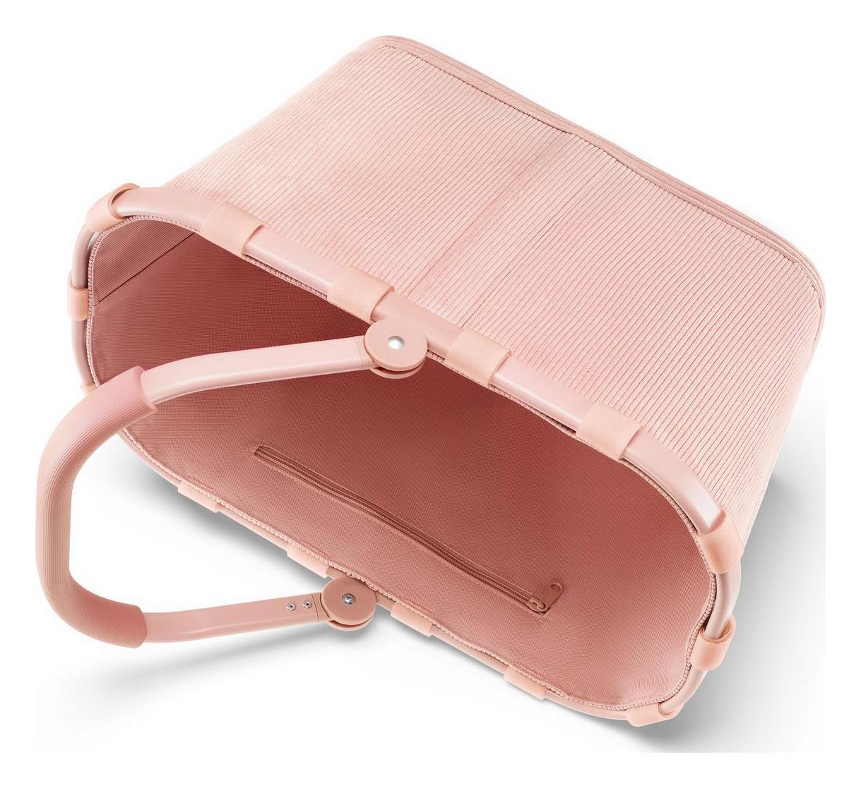 Skladací nákupný košík Reisenthel Carrybag Frame Cord Blush – Obrázok 3