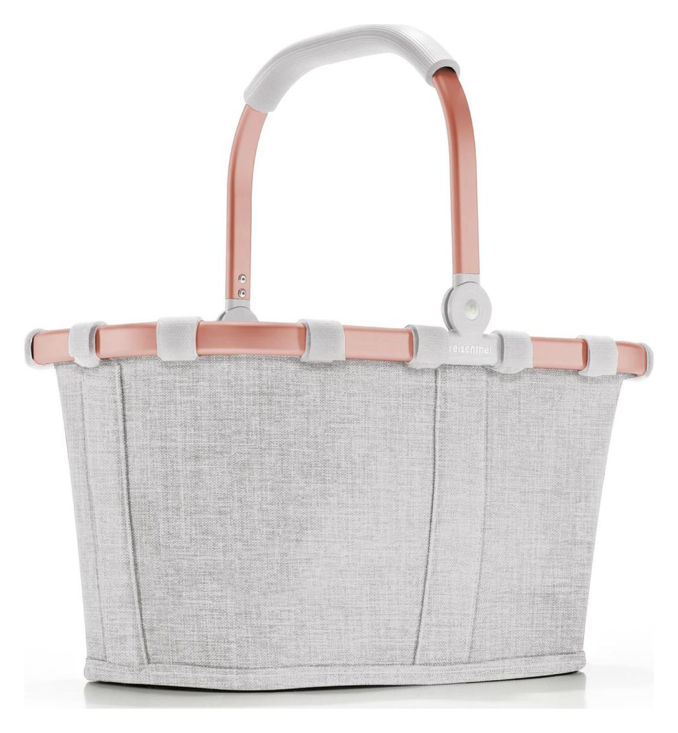 Skladací nákupný košík Reisenthel Carrybag XS Frame Twist Sky Rose