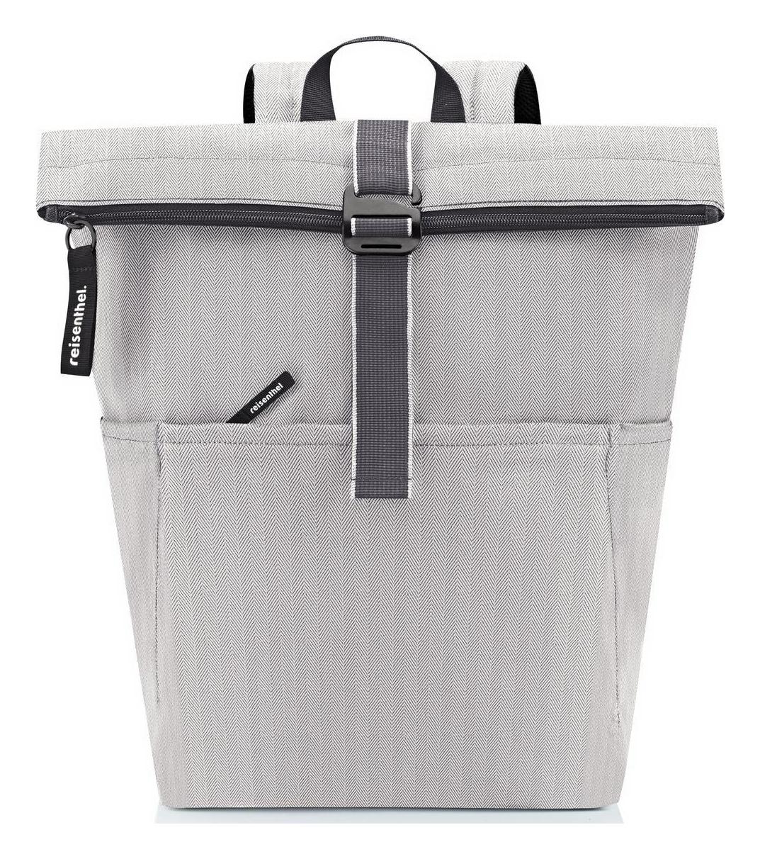 Roll-up batoh Reisenthel Rolltop Backpack Herringbone Grey