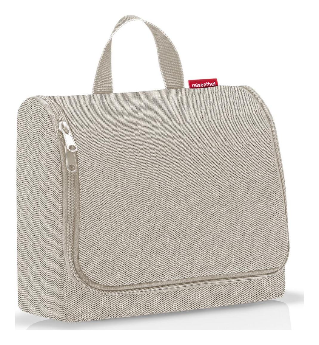 Toaletná taška Reisenthel Toiletbag XL Herringbone Sand