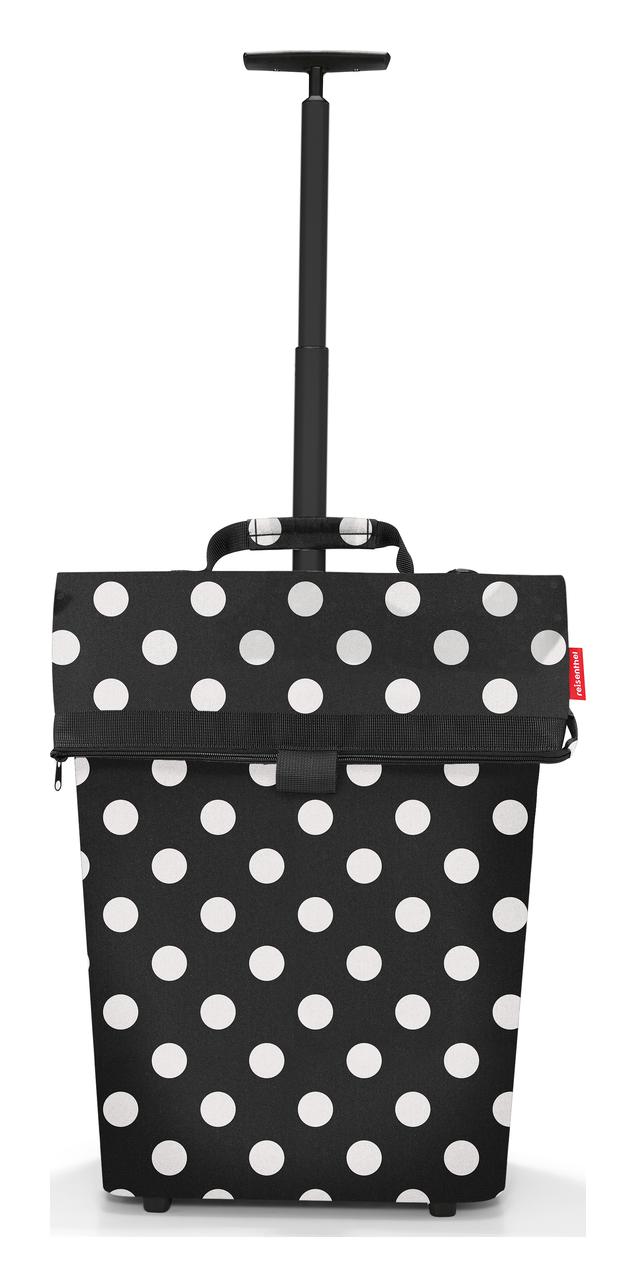 Nákupná taška na kolieskach Reisenthel Trolley M Frame Dots White