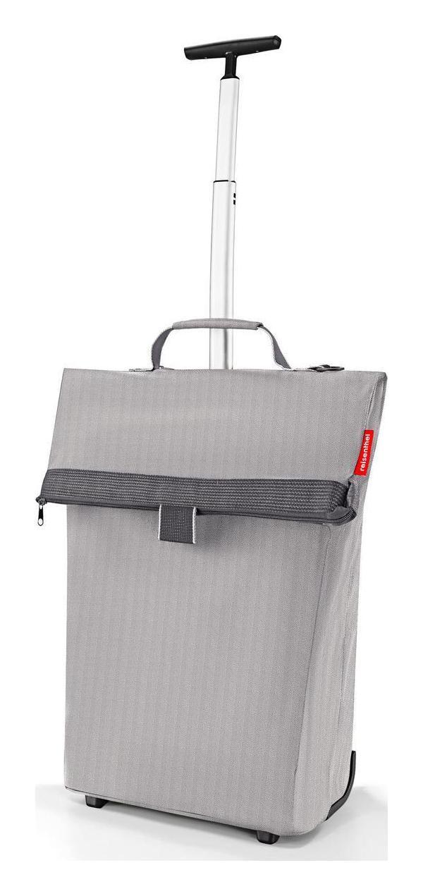 Nákupná taška na kolieskach Reisenthel Trolley M Herringbone Grey