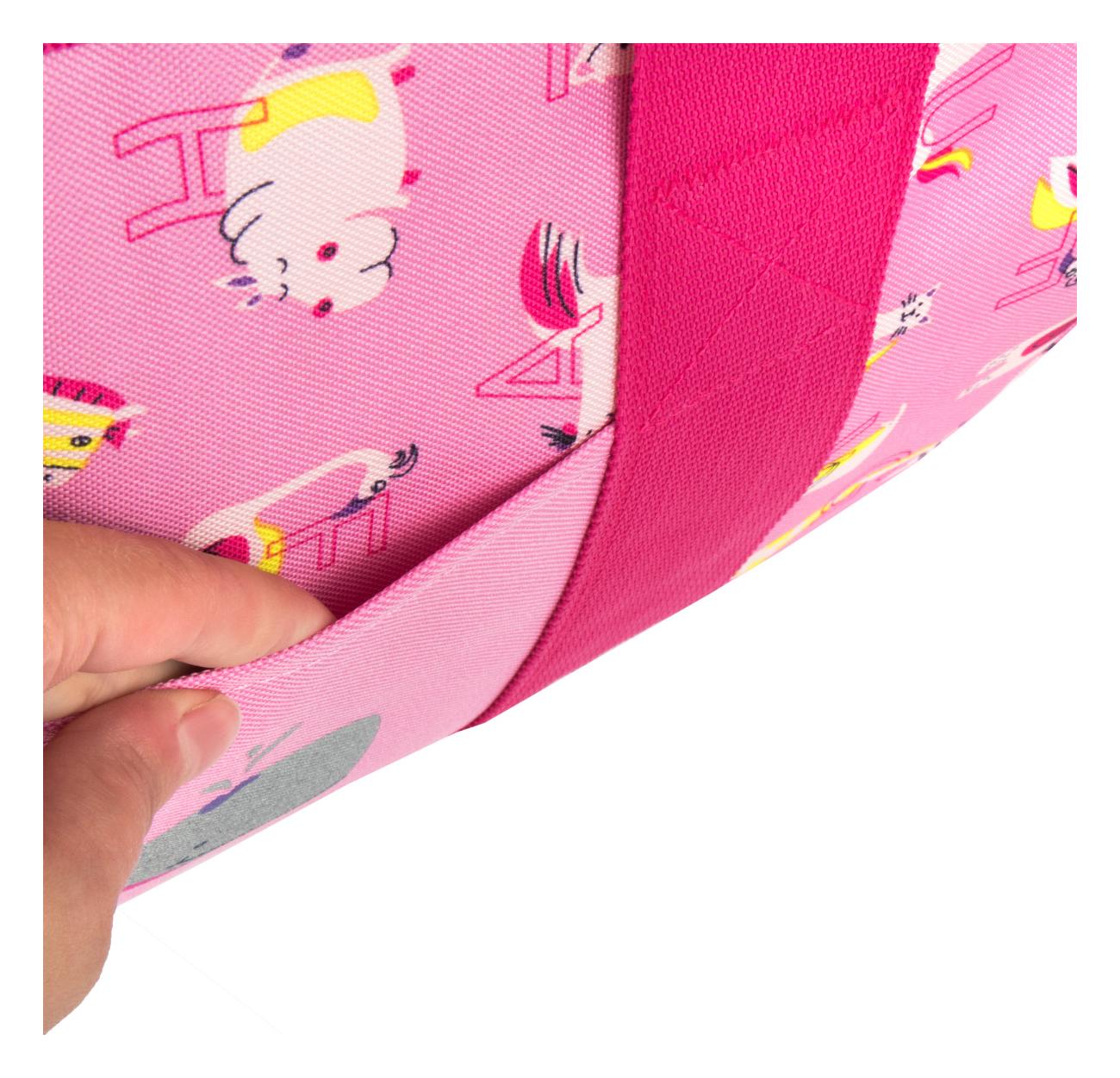 Detská cestovná taška Reisenthel Allrounder M Kids Abc friends pink – Obrázok 6