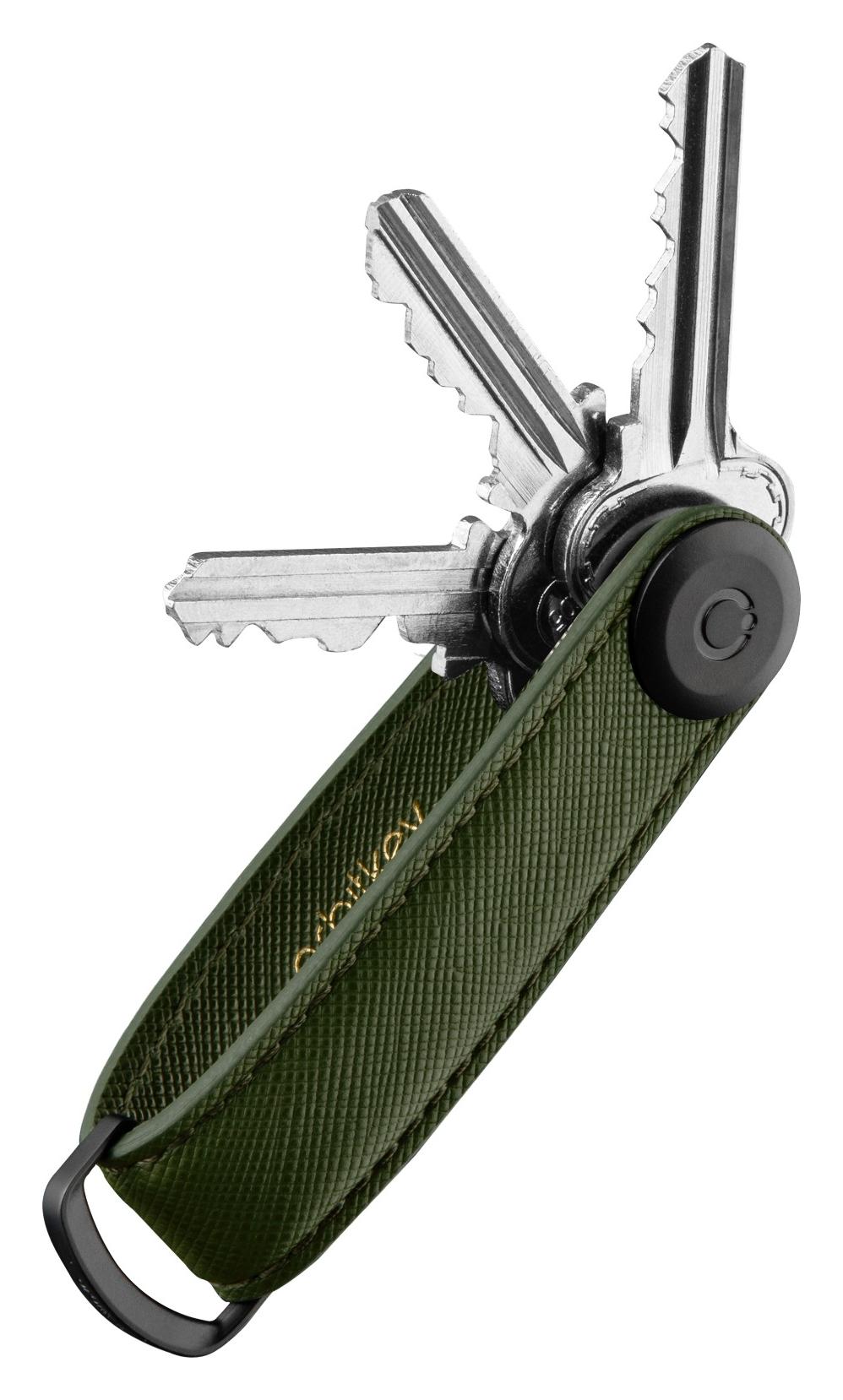 Kľúčenka Orbitkey Saffiano Olive