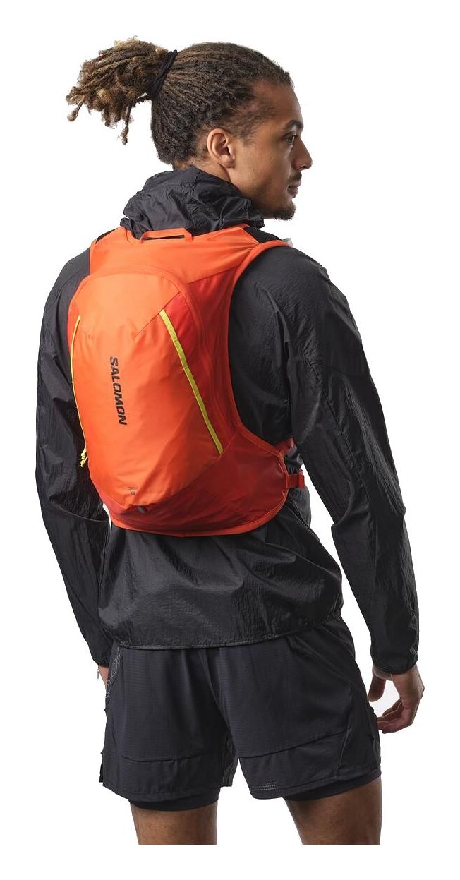 Bežecký batoh Salomon Cross 12 Dragon Fire/Cherry Tomato – Obrázok 3