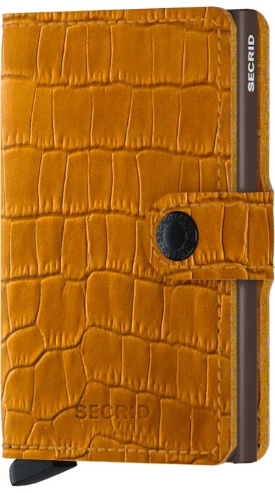 Dámska mini peňaženka Secrid Miniwallet Cleo Ochre-Brown