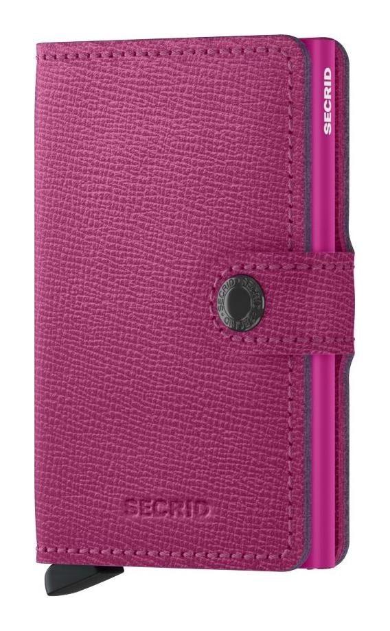 Kožená mini peňaženka Secrid Miniwallet Crisple Fuchsia