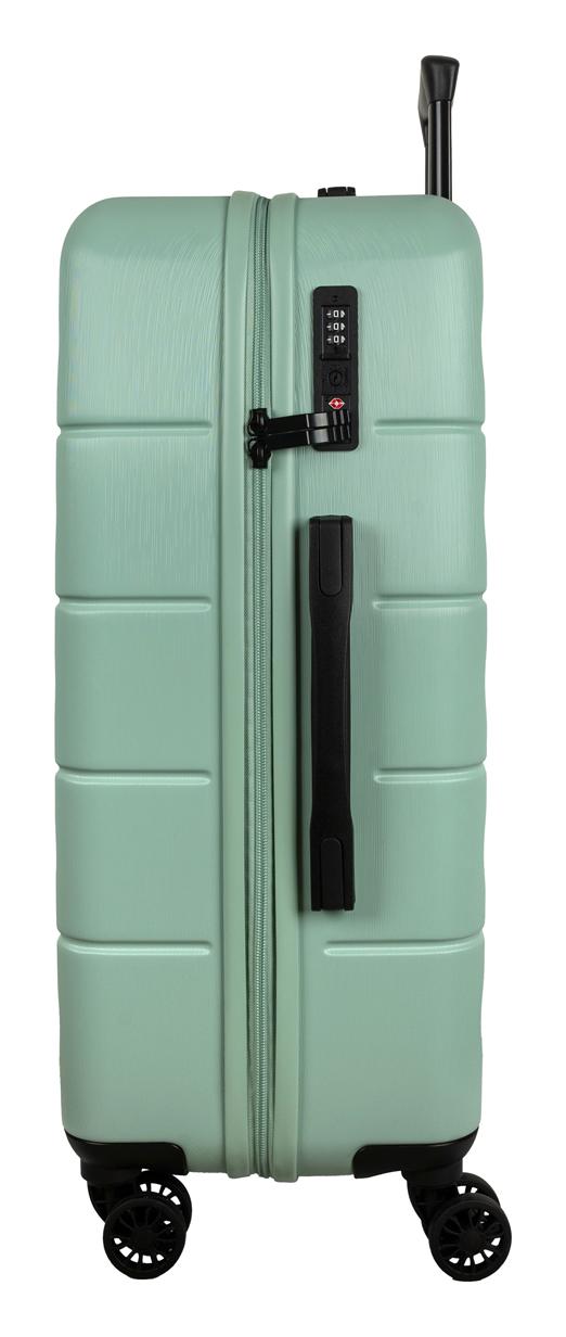 Veľký škrupinový kufor Skyline Goomera 4w L Green