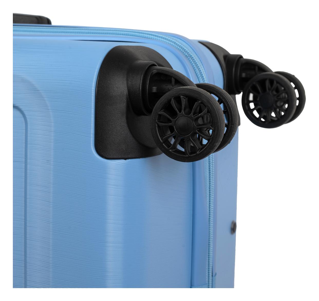 Stredný škrupinový kufor Skyline Goomera 4w M Blue – Obrázok 6