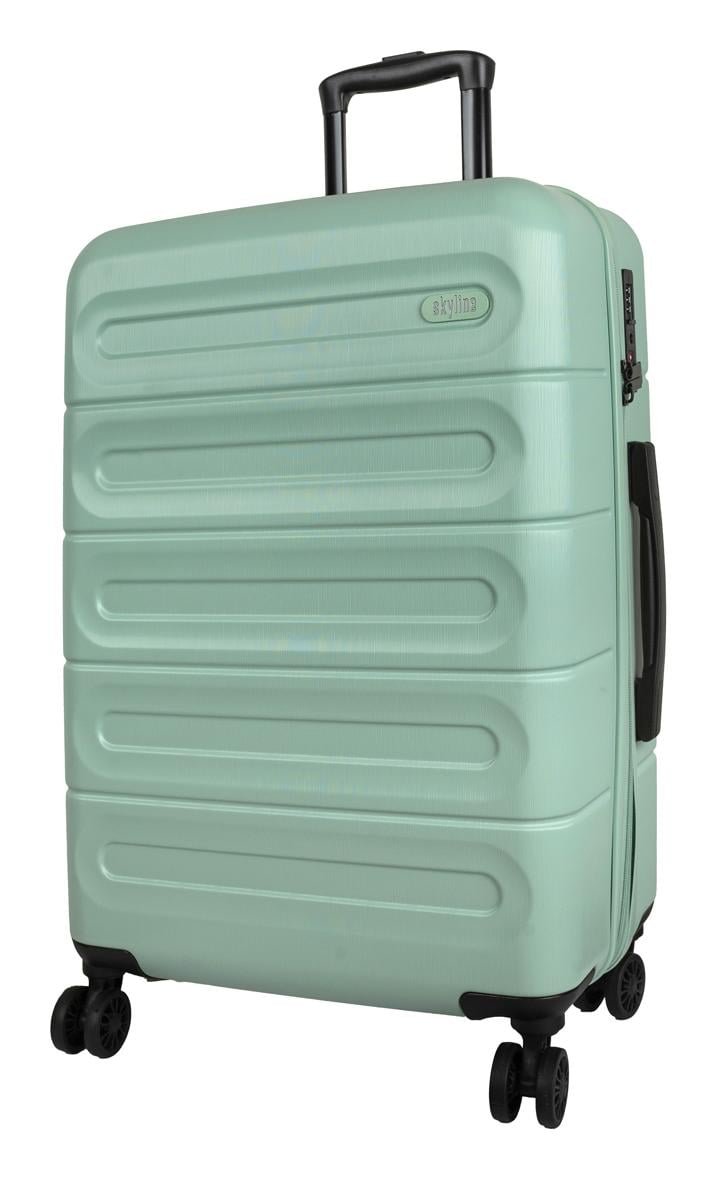 Stredný škrupinový kufor Skyline Goomera 4w M Green