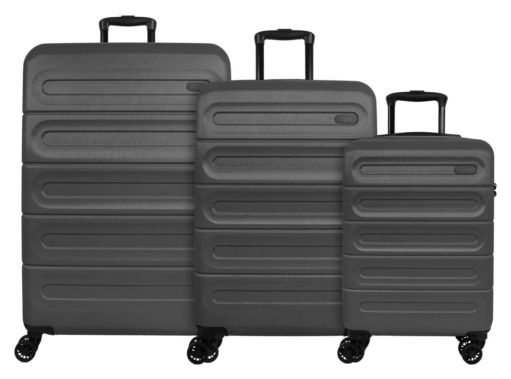Sada cestovných kufrov Skyline Goomera S,M,L Anthracite