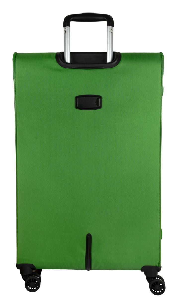 Veľký textilný kufor na kolieskach Skyline Orlando 4w L Green