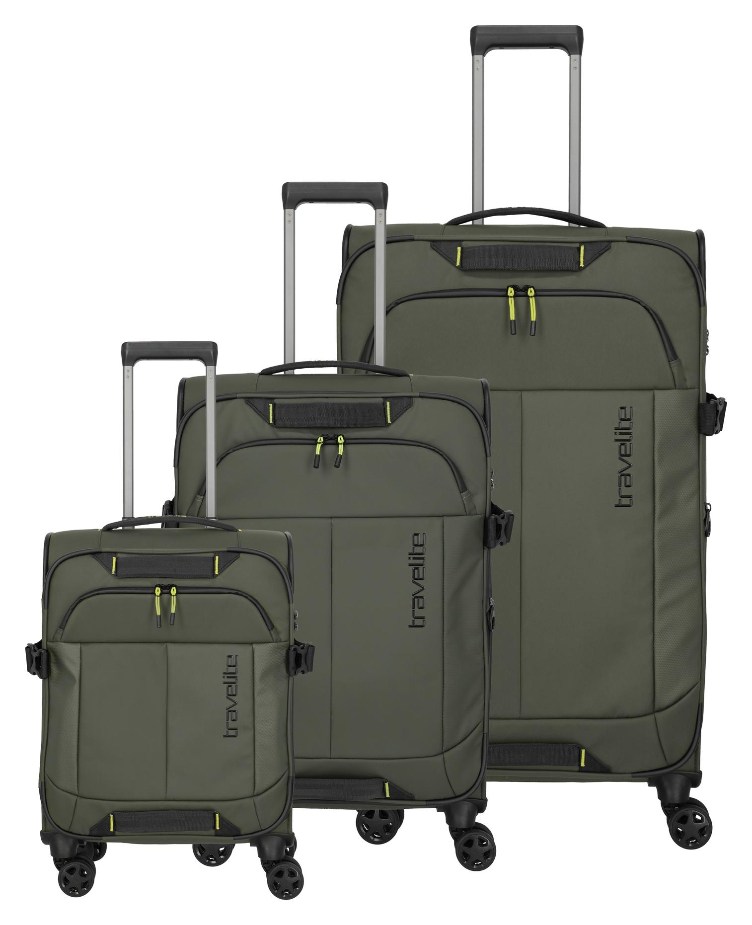 Sada cestovných kufrov Travelite Briize S,M,L Khaki