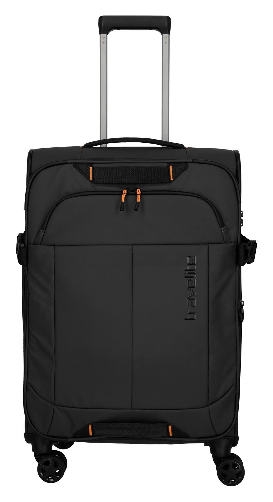 Stredný textilný kufor na kolieskach Travelite Briize M Black