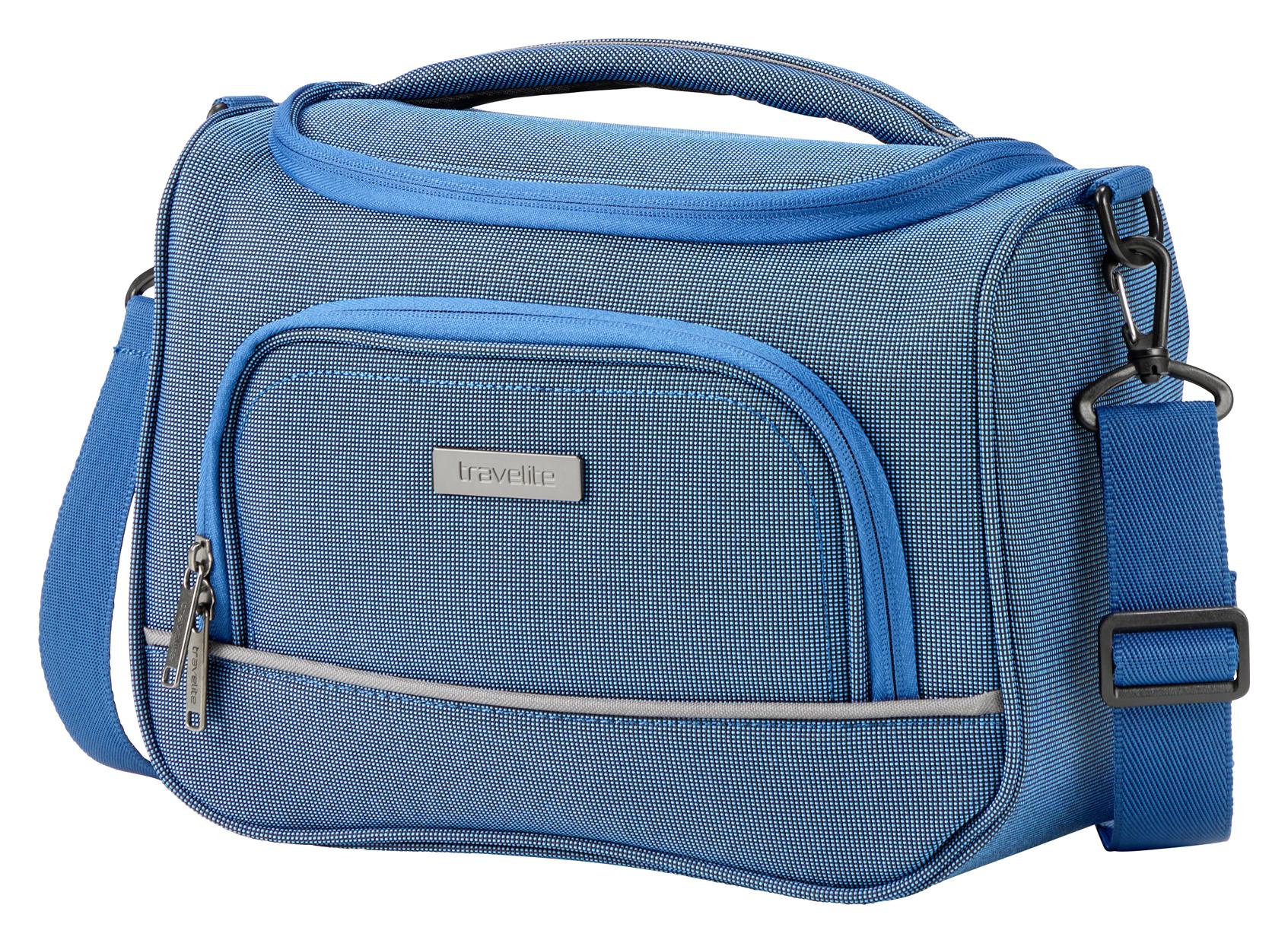 Kozmetický kufrík Travelite Story Beauty case Petrol