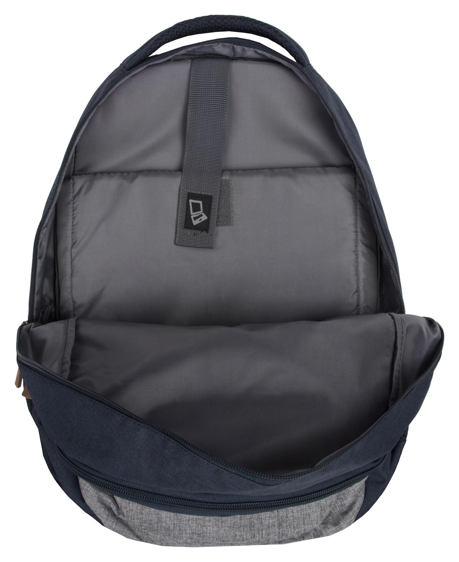 Batoh na notebook Travelite Basics Backpack Melange Navy/grey – Obrázok 3