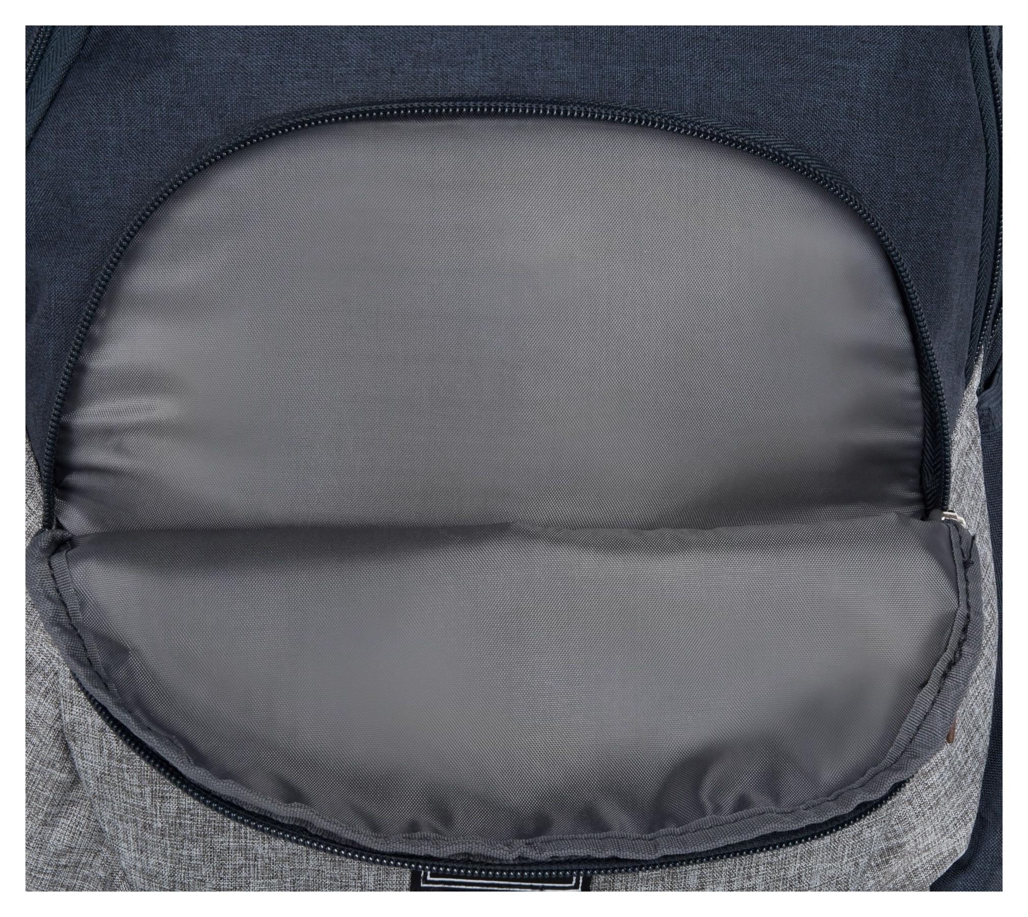 Batoh na notebook Travelite Basics Backpack Melange Navy/grey