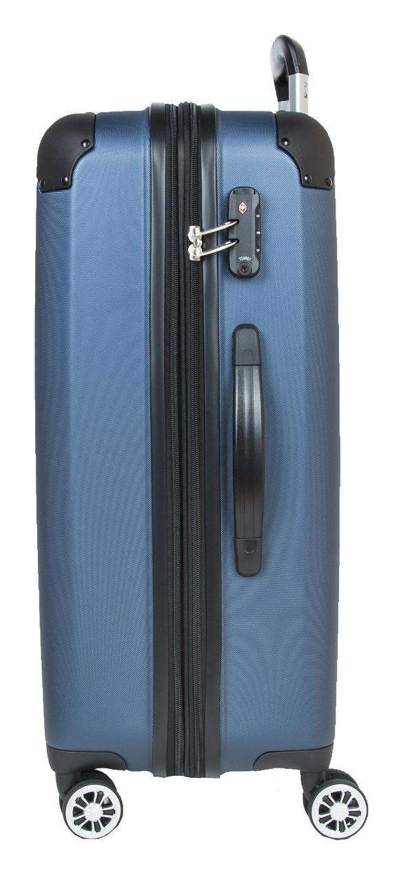 Stredný škrupinový kufor Travelite City 4w M Navy – Obrázok 5