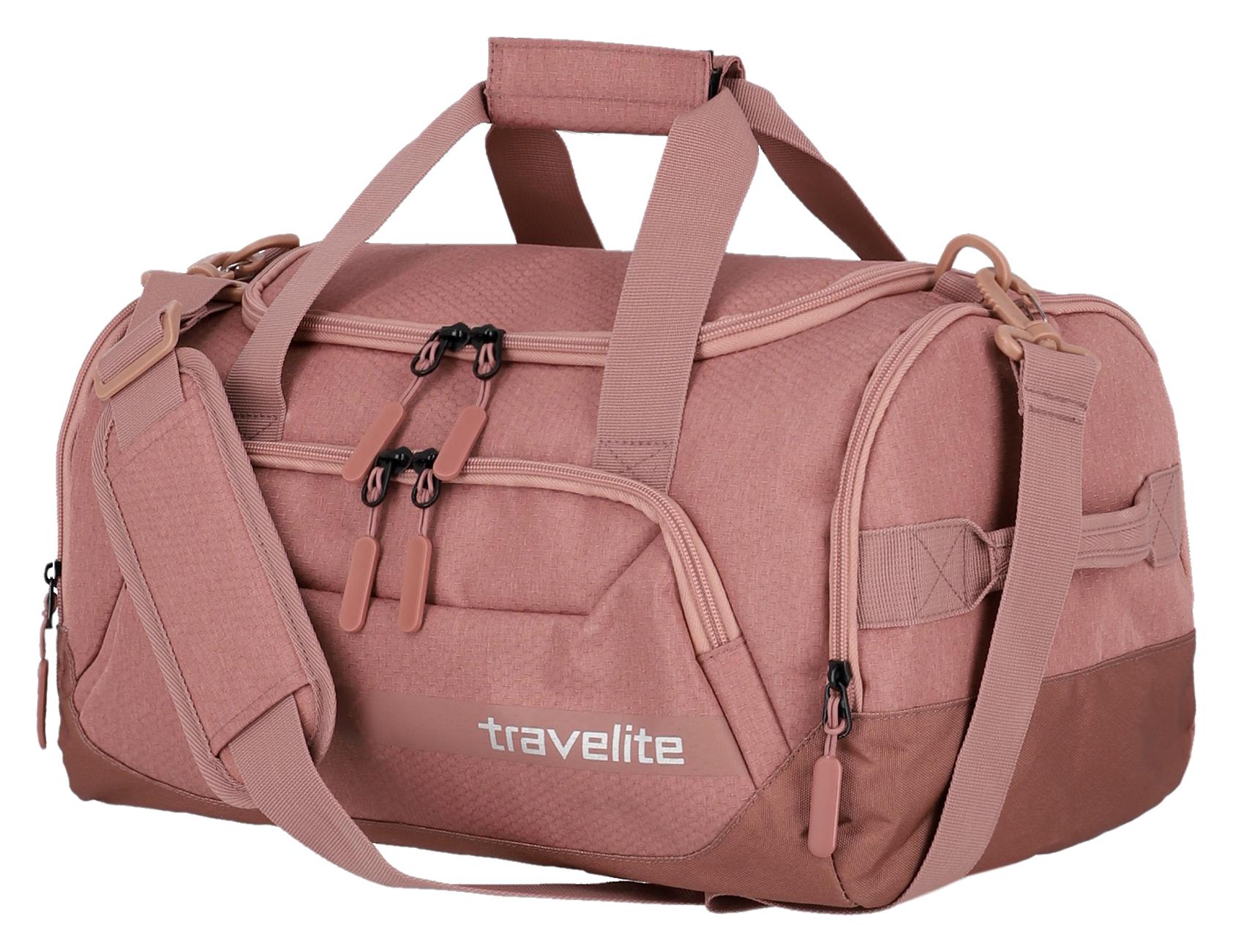 Športová taška Travelite Kick Off Duffle S Rosé – Obrázok 4