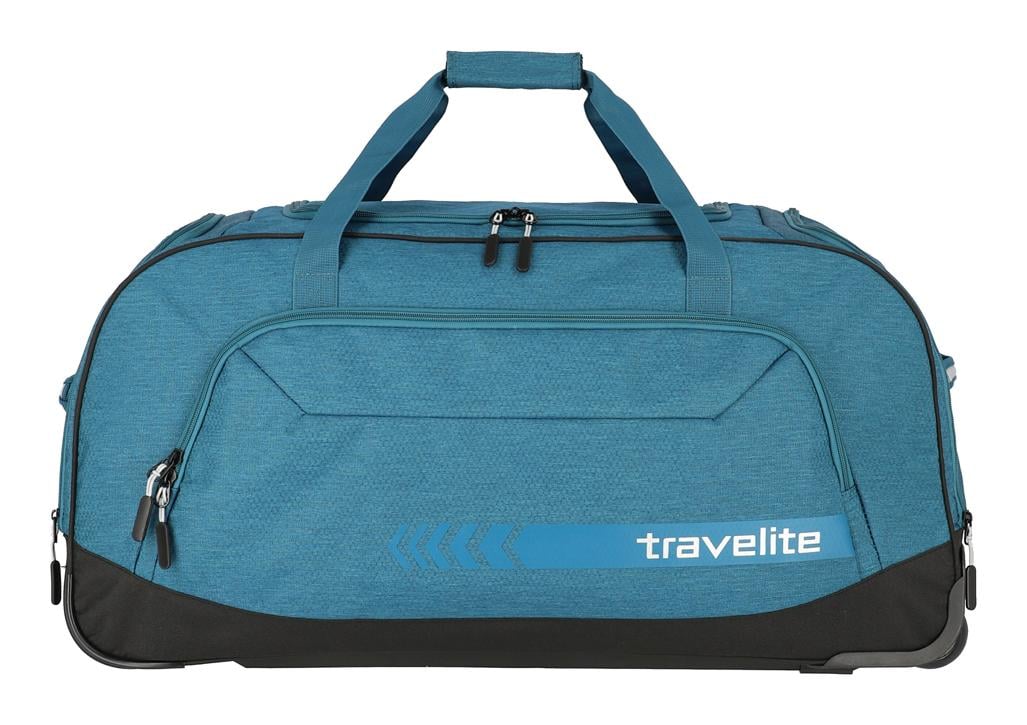 Cestovná taška na kolieskach Travelite Kick Off Wheeled Duffle XL Petrol