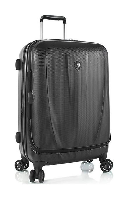 Stredný škrupinový kufor Heys Vantage Smart Luggage M Black